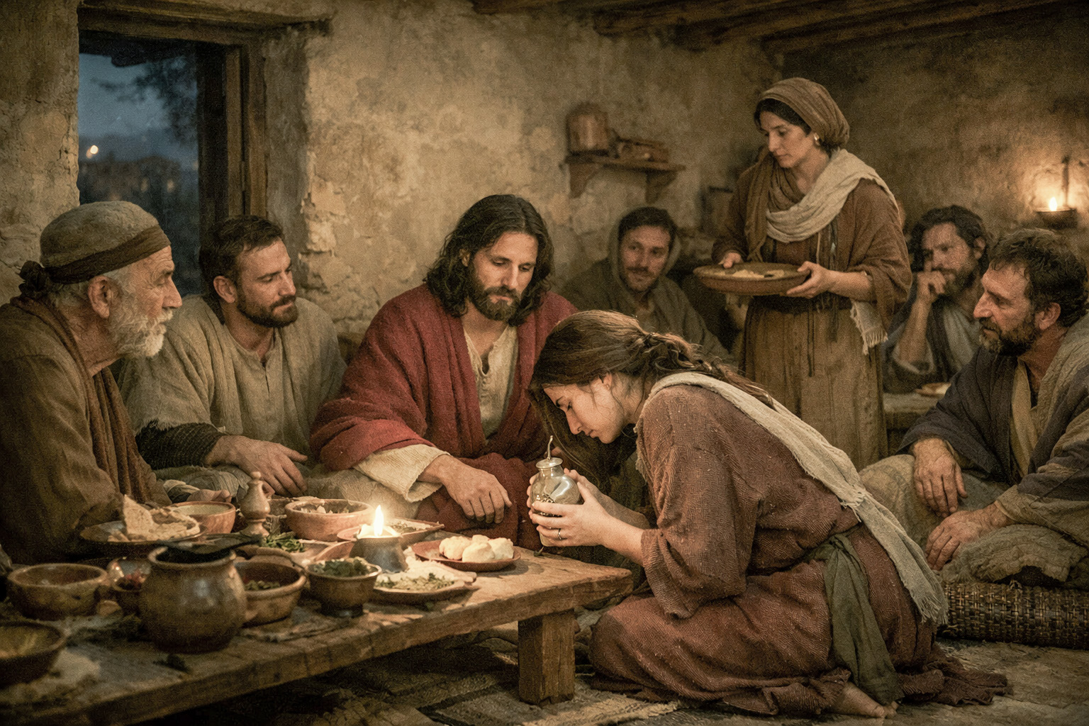 Jesus gathers with His closest associates as He prepares for the last week in His mortal ministry and journey among men.